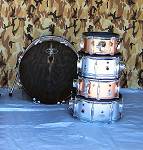 Brushed Aluminum or Brushed Copper Wrap Blastech Drums Only 